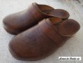 Vendo Socas em madeira e pele marca Cécile Jeanne Paris nº 39 novas 